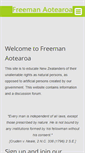 Mobile Screenshot of freemannz.net